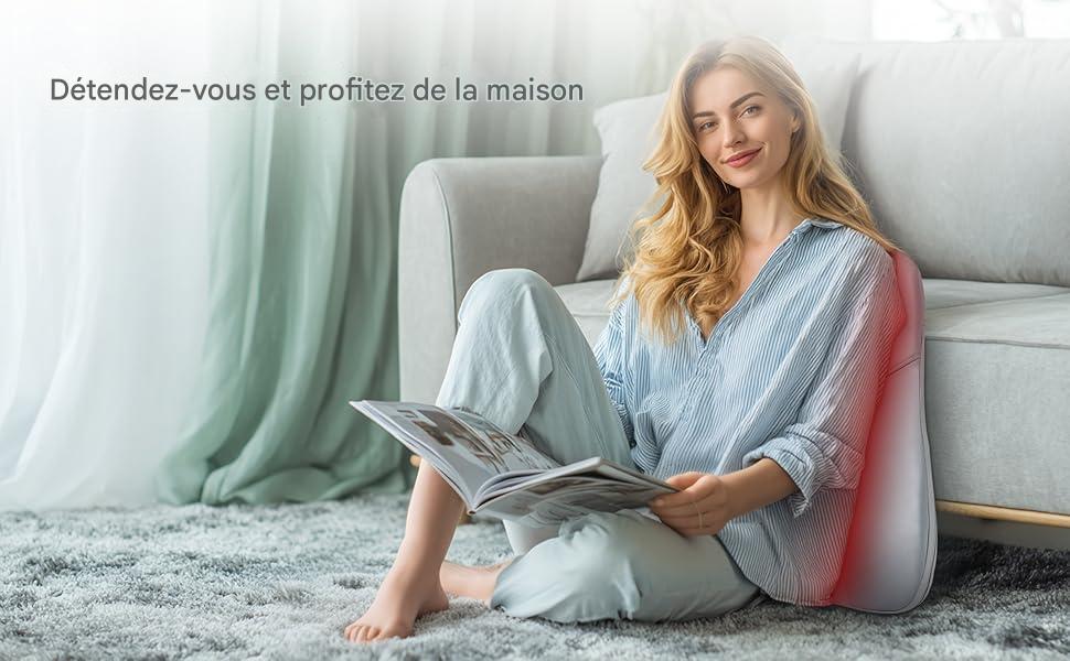 Masseur sans fil avec infrarouge et chaleur