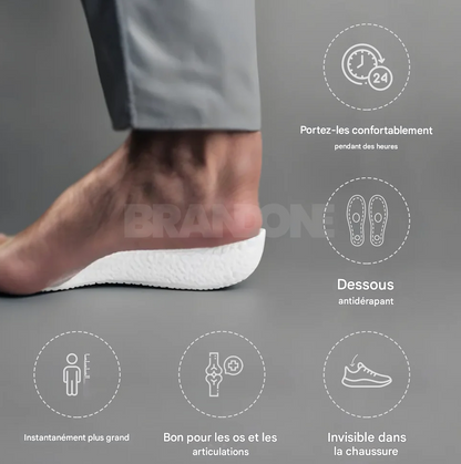 Semelles Confort Rehaussement