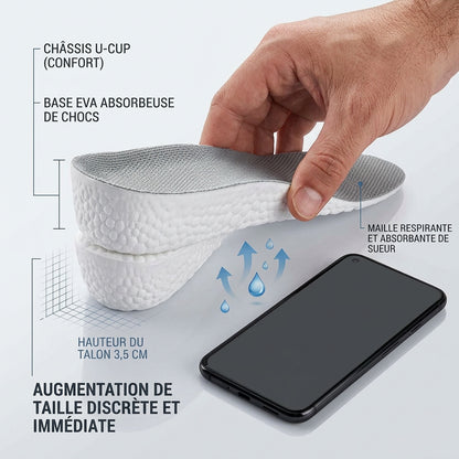 Semelles Élévatrices Invisibles Confortables