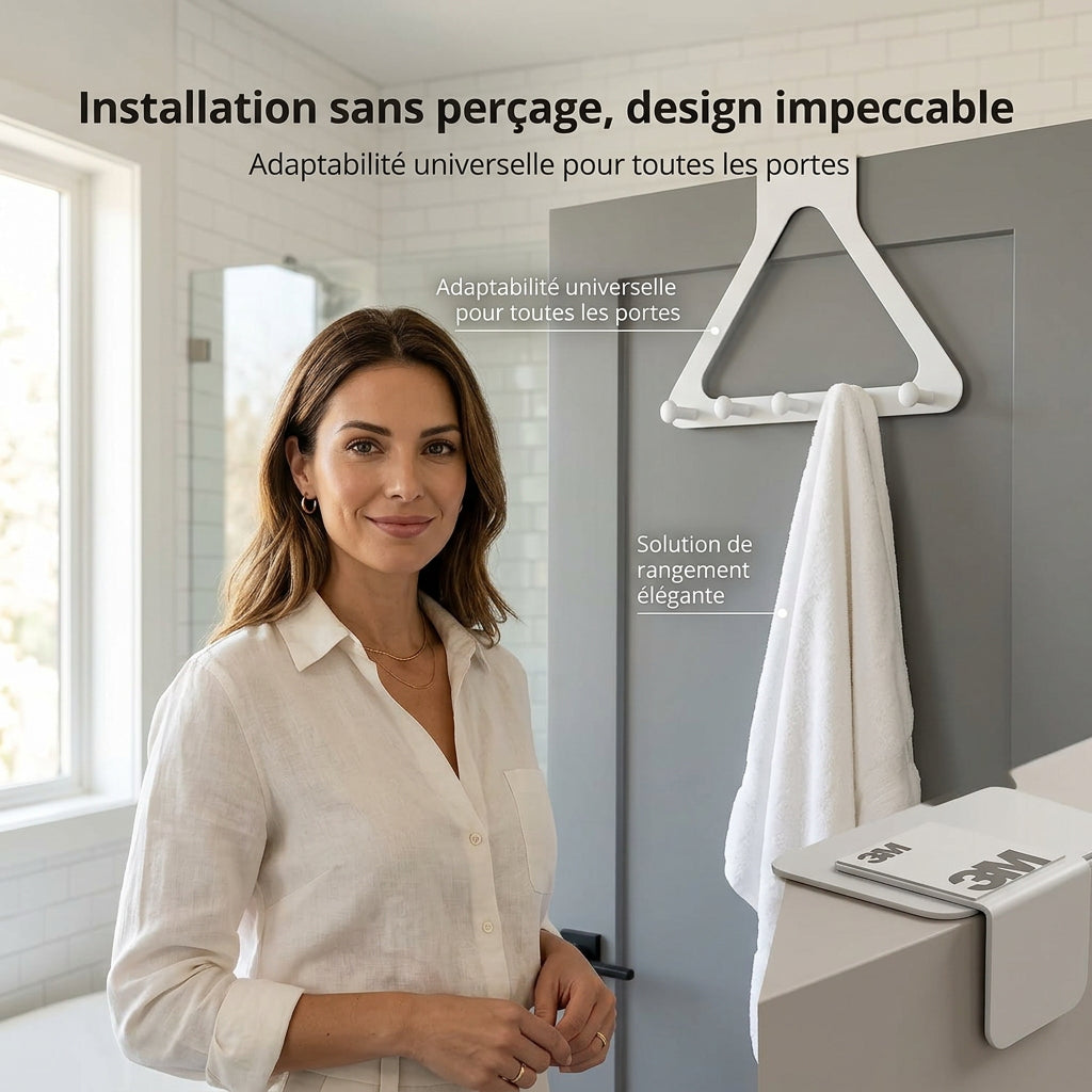 Crochet Porte Suspendu Sans Perçage